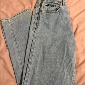 Tommy Hilfiger True Vintage Denim Jeans with Red and White Logo